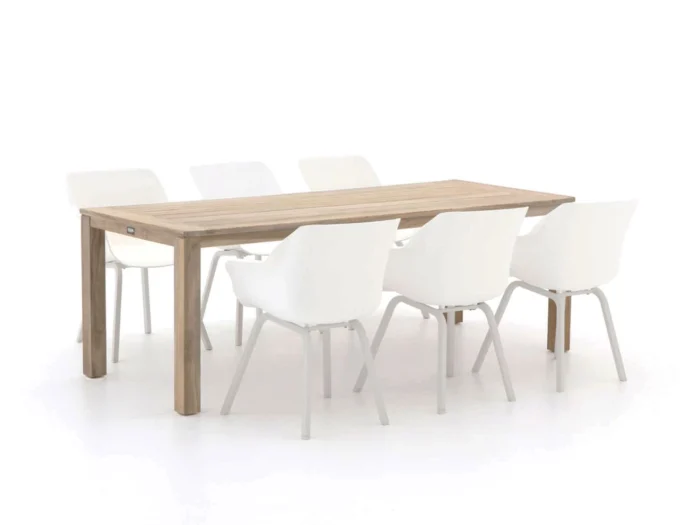 Hartman tuinmeubelen Sophie Element/ROUGH-S 220cm dining tuinset 7-delig - Bruin