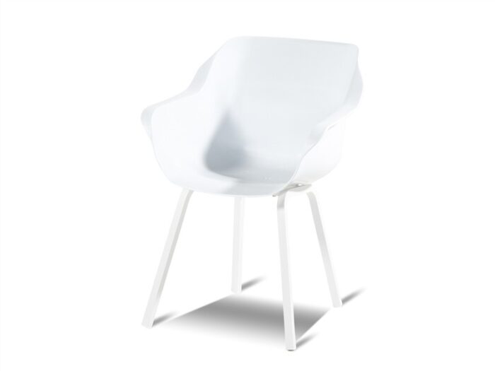 Sophie Stoel Element Armchair zitting ‘royal white’ frame ‘royal white’ (1 stuk) Hartman – wit