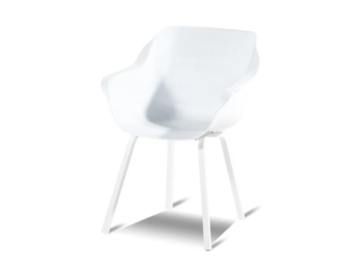 Sophie Stoel Element Armchair zitting 'royal white' frame 'royal white' (1 stuk) Hartman - wit