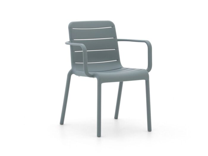 Forza Furniture Forza Narni dining tuinstoel stapelbaar Laagste prijsgarantie! – Blauw