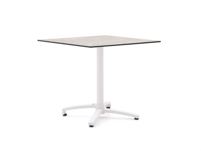 Bellagio tuinmeubelen Canzo klaptafel 80x80x73cm - Wit