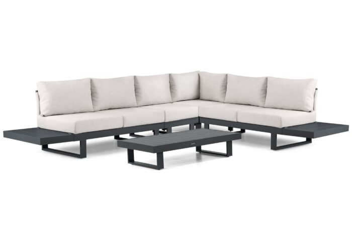 Lifestyle Garden Furniture Lorenzo hoek loungeset 7-delig – Grijs-antraciet
