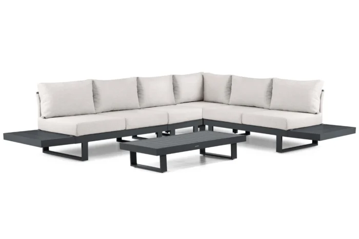 Lifestyle Garden Furniture Lorenzo hoek loungeset 7-delig - Grijs-antraciet