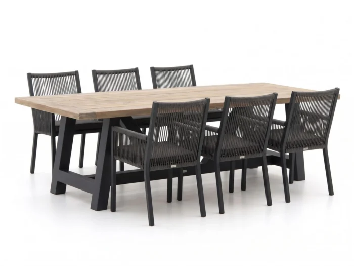 Manifesto Furniture Rivola/Bresimo 260cm dining tuinset 7-delig