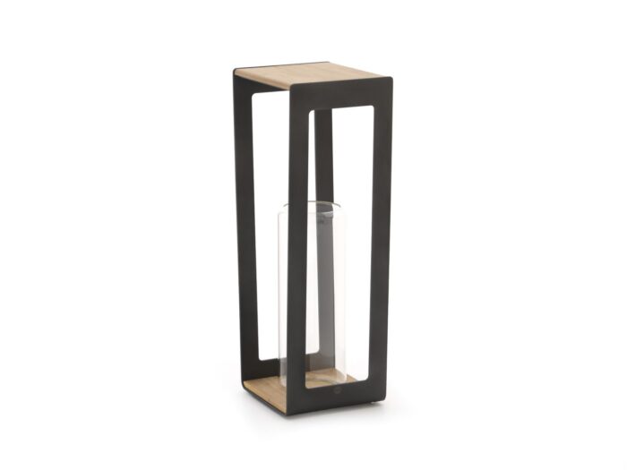 SUNS Zara L lantaarn 30x25x76cm Laagste prijsgarantie! – Grijs