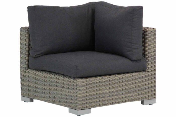 Garden Collections Cuba hoek module – Taupe-naturel-bruin