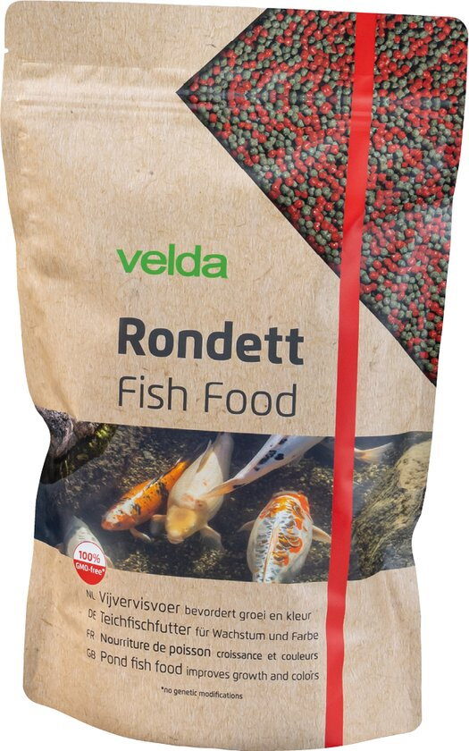 Velda Rondett fish food 5000 ml – Zie Foto