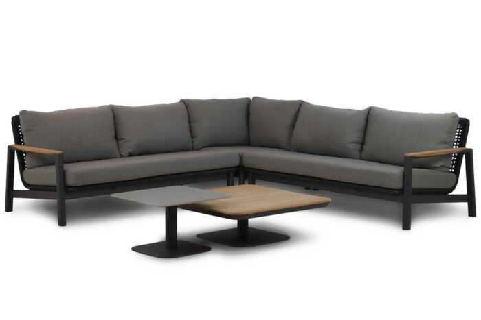 Coco Ralph hoek loungeset 5-delig – Grijs-antraciet