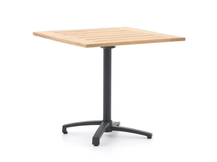 Bellagio tuinmeubelen Canzo klaptafel 80x80x75cm - Bruin