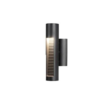 Konstsmide Udine wandlamp tube 33 cm matzwart – zwart