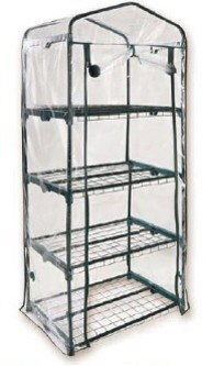 Buitengewoon de boet Greenhouse kast 4 lagen 69x49x159cm