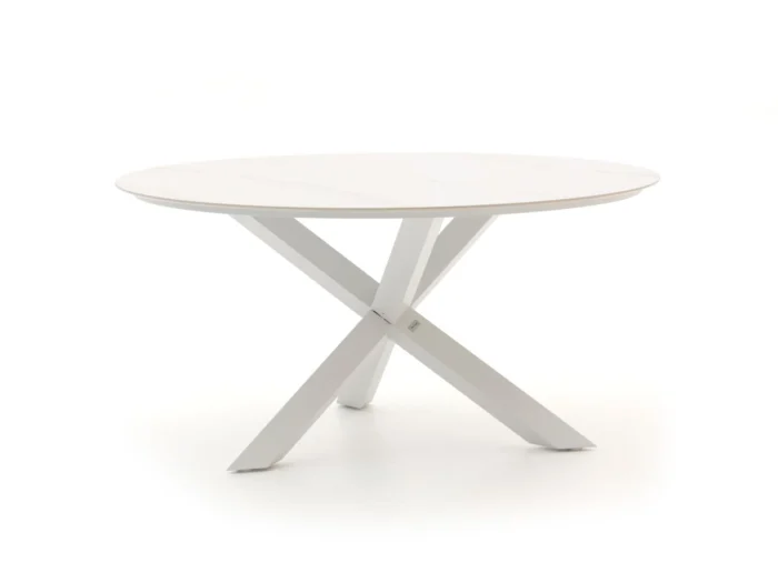 Bellagio tuinmeubelen Lodola dining tuintafel ø 150cm - Wit