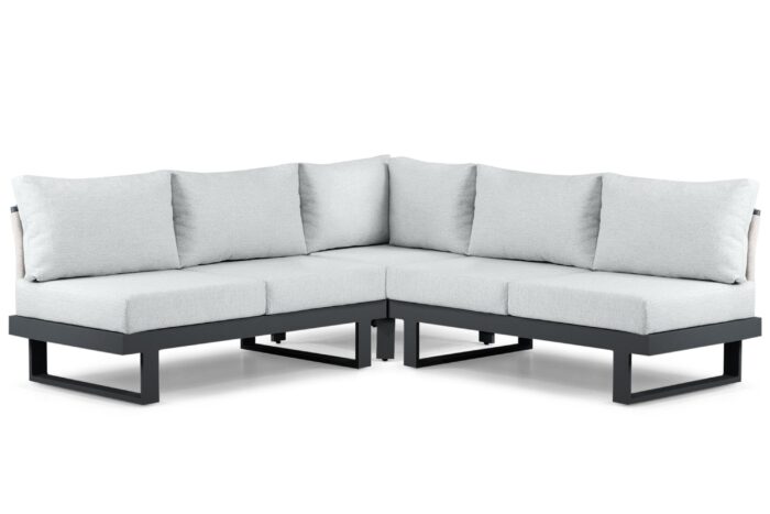 Lifestyle Garden Furniture Lorenzo hoek loungeset 3-delig – Grijs-antraciet