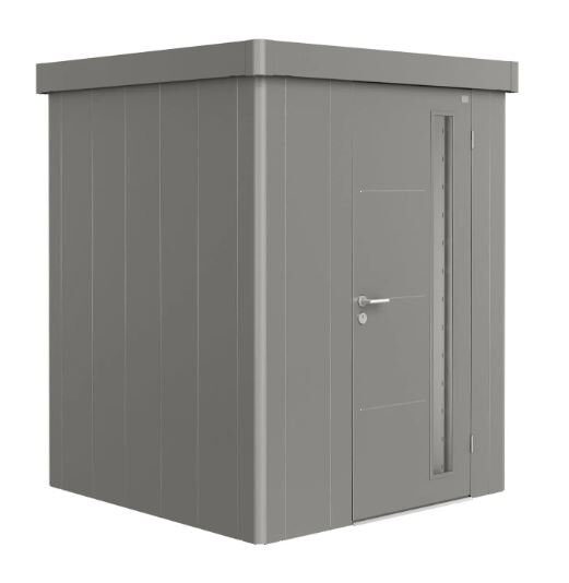 Biohort Berging Neo 1A 180×180 Kwartsgrijs Metallic – grijs