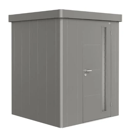 Biohort Berging Neo 1A 180x180 Kwartsgrijs Metallic - grijs