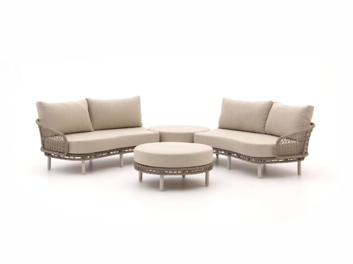Intenso Furniture Intenso Nusco hoek loungeset 4-delig Laagste prijsgarantie! – Taupe