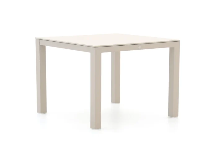 SUNS Monte Vari dining tuintafel 100x100x75cm - Taupe
