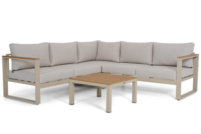 Domani Furniture Nordic hoek loungeset 4-delig – Zand/Beige