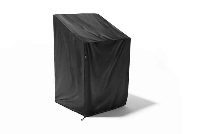 Outdoor Cover stapelstoelenhoes 67 x 67 x (h) 80/110 cm – Grijs-antraciet