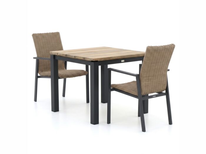 Manifesto Furniture Villongo/Lagundo 90cm dining tuinset 3-delig stapelbaar