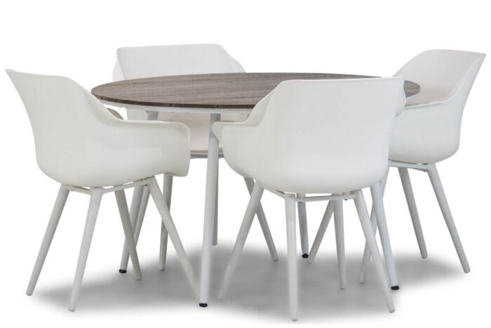 Hartman Sophie studio/Yala 125 cm dining tuinset 5-delig – Wit