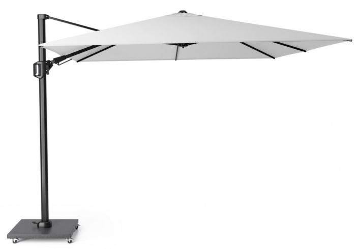 Platinum Challenger zweefparasol T2 3x3m (excl. voet) white – Wit