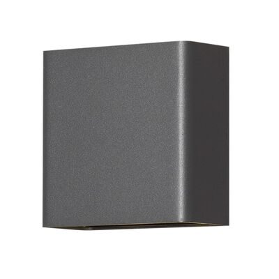 Konstsmide Chieri wandlamp antraciet h11cm – zwart