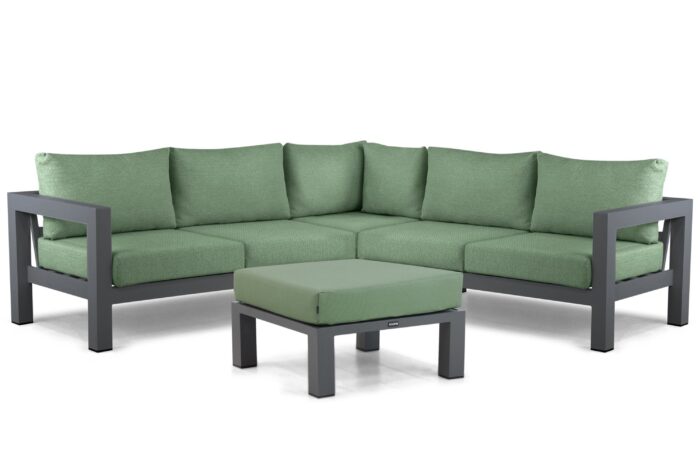 Lifestyle Garden Furniture Luca hoek loungeset 4-delig – Grijs-antraciet
