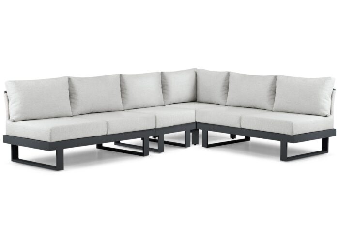 Lifestyle Garden Furniture Lorenzo hoek loungeset 4-delig – Grijs-antraciet