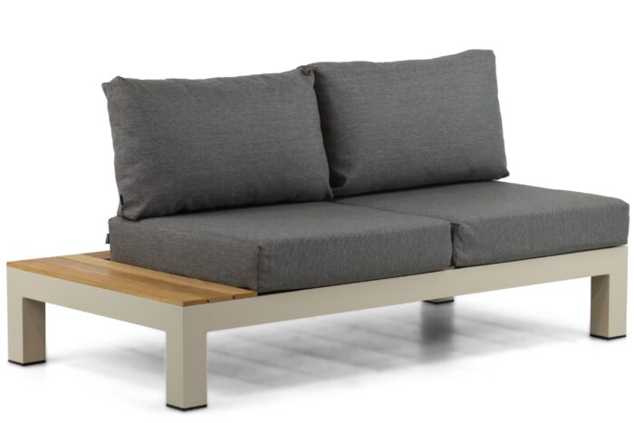 Lifestyle Garden Furniture Vittoria hoek loungeset 4-delig – Taupe-naturel-bruin