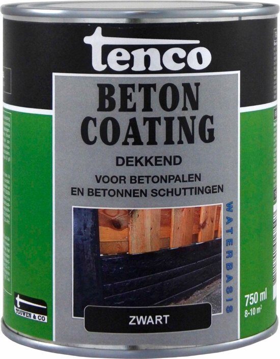 Tenco Betoncoat Dek Zwart 0,75L