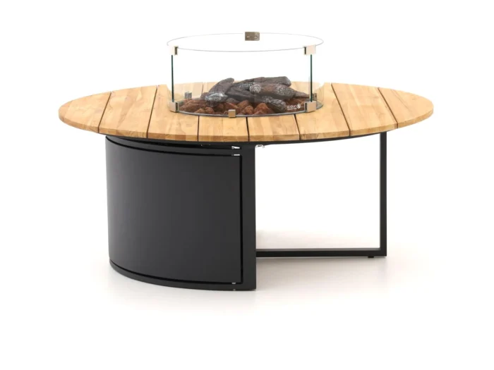 Cosiloft lounge vuurtafel ø120cm (h: 50cm) - Grijs