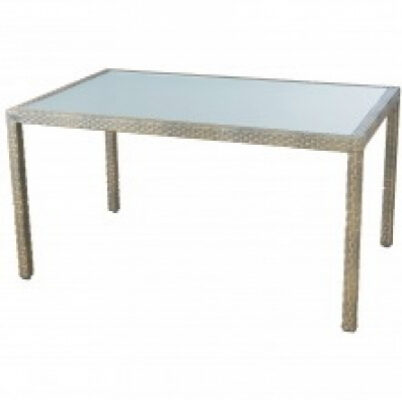 Tuintafel wicker Belcanto 165x100x77cm