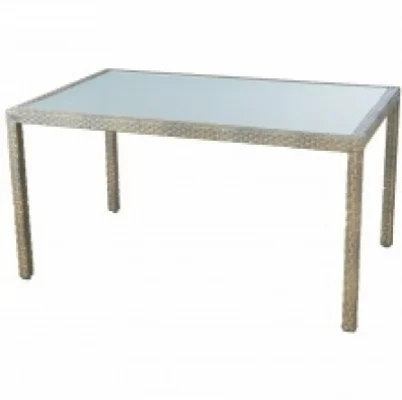 Tuintafel wicker Belcanto 165x100x77cm