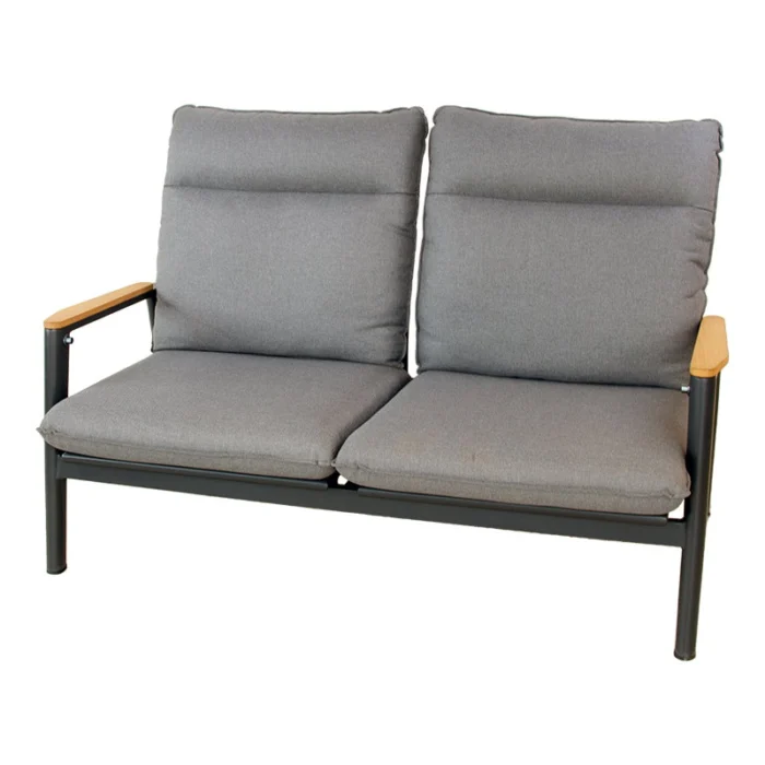 Oosterik home Merino lounge 2-zitsbank midnight grey - grijs