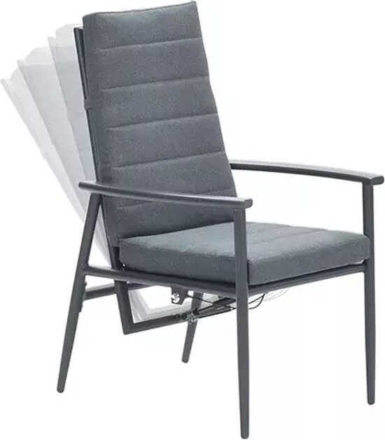 Garden impressions Biola Verstelbare Tuinstoel Grey – grijs