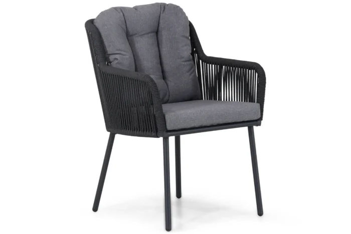 Santika Furniture Tendenza dining tuinstoel antraciet - Grijs-antraciet