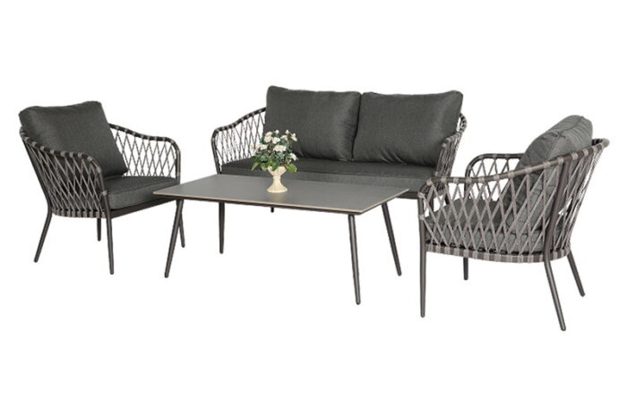 Oosterik home Loungeset San Leo Verucchio Grey – grijs