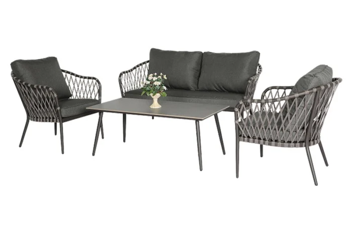 Oosterik home Loungeset San Leo Verucchio Grey - grijs