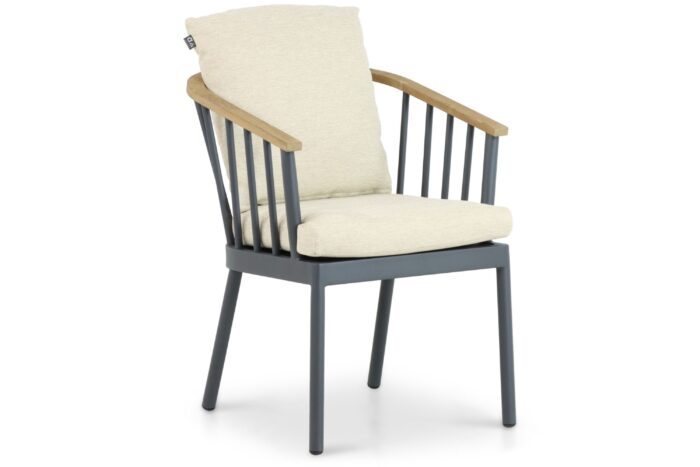 Apple Bee Condor dining tuinstoel – Grijs-antraciet