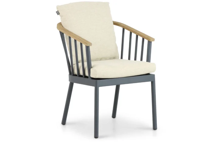 Apple Bee Condor dining tuinstoel - Grijs-antraciet
