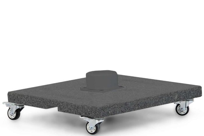Santika Furniture Belize 90 kg antracite/black granite – Transparant