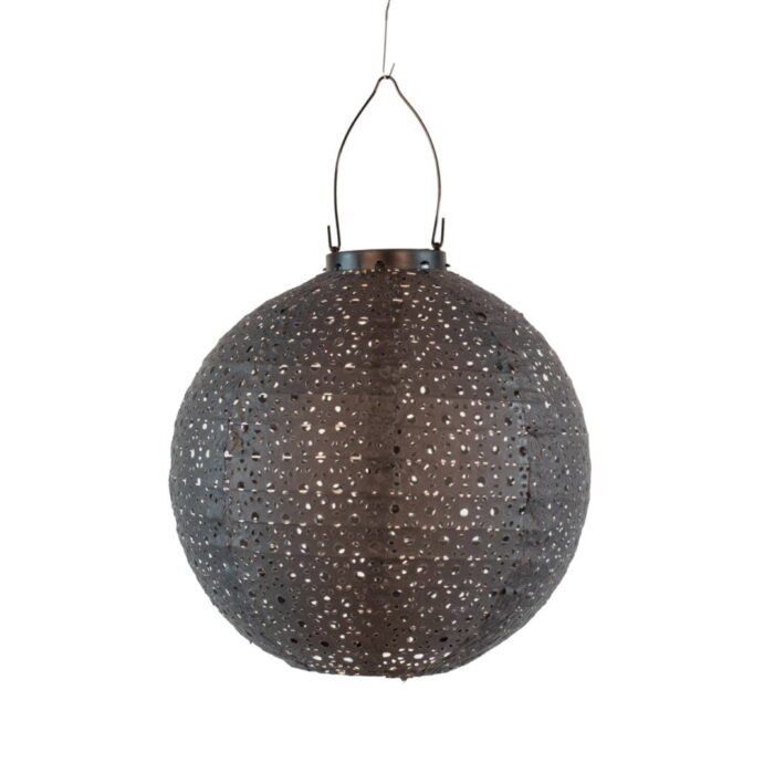 Annas collection Solar lampion 25 cm grijs/marrakesh Anna’s Collection