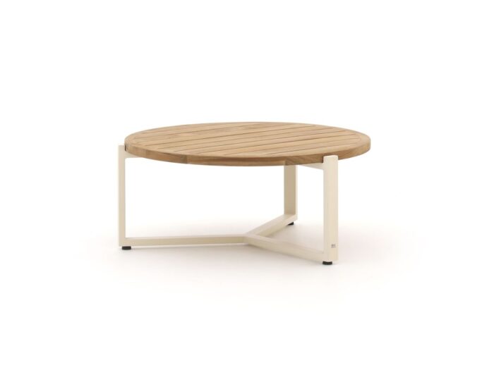 Apple Bee Monaco lounge tuintafel ø 75cm (h: 34) – Bruin