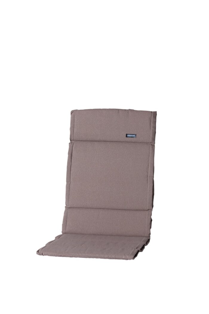 Madison 2 stuks! Kussen fiber de luxe Panama taupe – wit