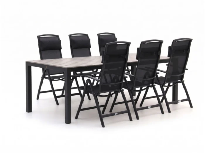 Forza Furniture Capri/Fidenza 220cm dining tuinset 7-delig verstelbaar