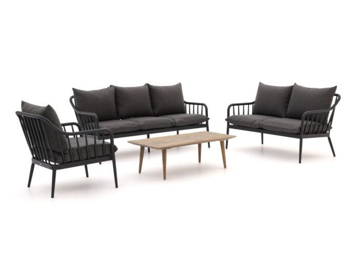 Manifesto Furniture Manifesto Celante/ROUGH-K stoel-bank loungeset 4-delig Laagste prijsgarantie! – Bruin