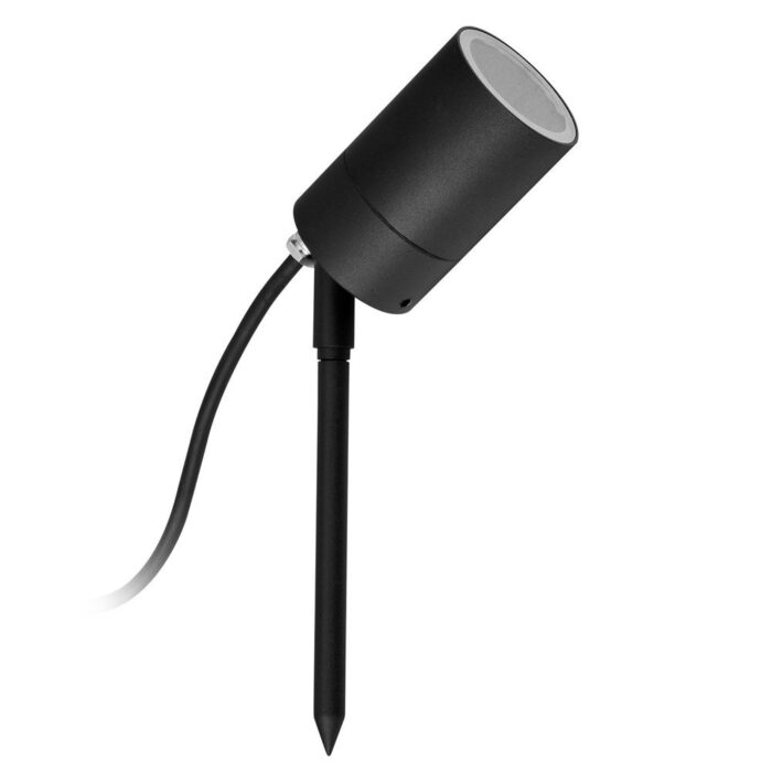 Ks verlichting Led pin tuinspot zwart