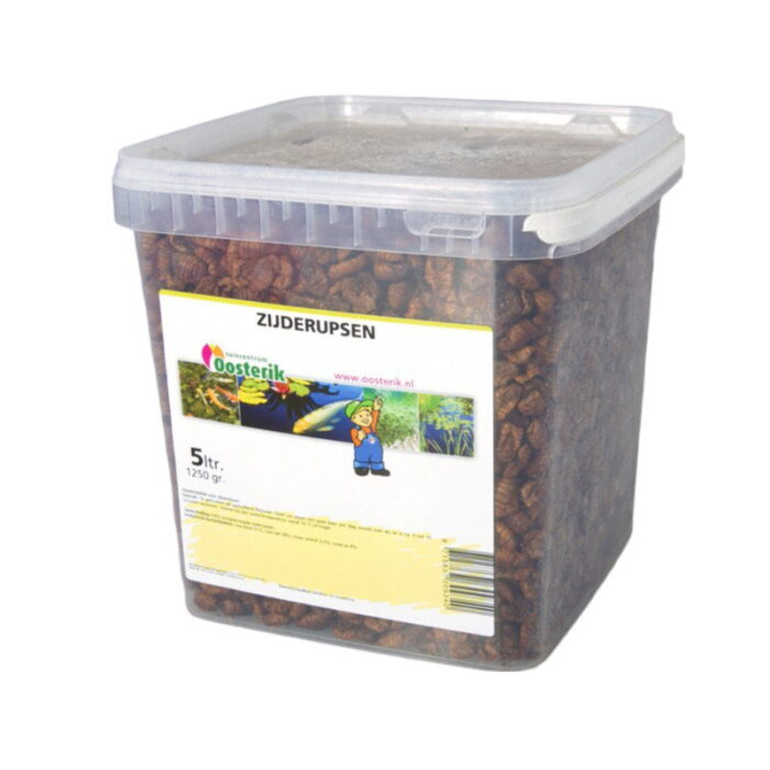 Suren collection Zijderupsen 10 mm 5 liter voer – Zie Foto