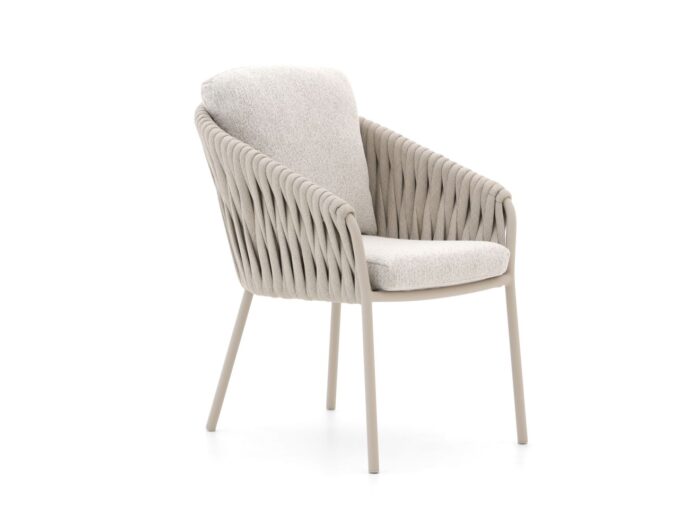 SUNS Nappa dining tuinstoel Laagste prijsgarantie! – Taupe